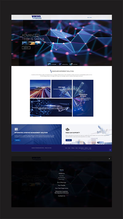 Company web design for ASolute