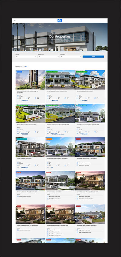Website for Multiplex Development Sdn Bhd