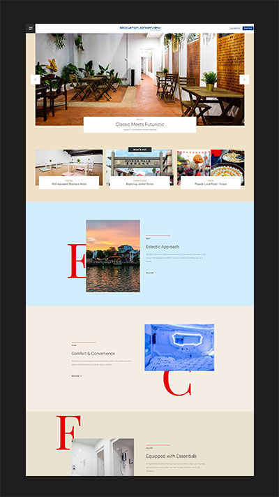 Company web design for Riccarton JonerView Hotel