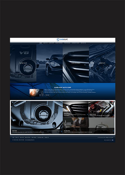 Company web design for Suan Huat