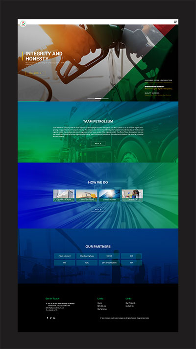 Website for Taam Petroleum Ltd.